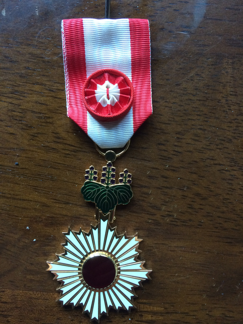 Order of the Rising Sun Award medal